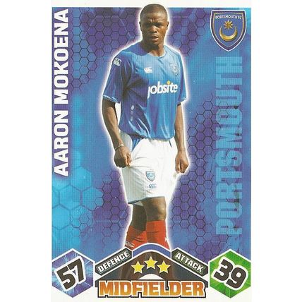 Match Attax 2009/10 Collection: Portsmouth, Midfielder - Mokoena