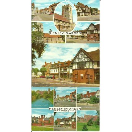 Warwickshire HENLEY IN ARDEN 3 Postcards (J. Salmon)