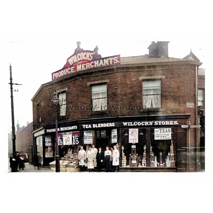 ptc0824 - Bradford , Whetley Hill , Wilcocks Stores Whetley Lane - print 6x4