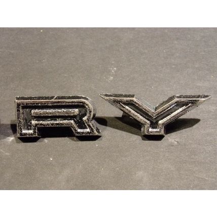 1964 Plymouth Fury Emblems OEM 2480489 2480490 2480491 2480492