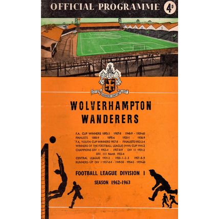 1962/63 Wolves vs Tottenham Hotspur / Spurs **FREE P&P**