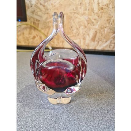 Shaped Glass Vase/centre Piece