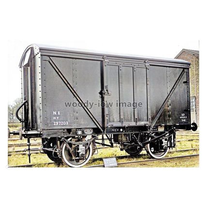 ptc6791 - British Railways - 12 Ton Van Wagon No. NE 297203 - print 6x4