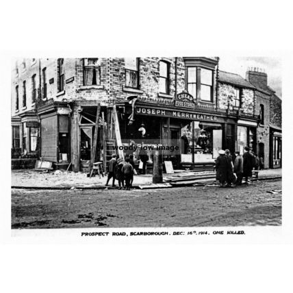pt3605 - Bomb Damage Prospect Road , Scarborough , Yorkshire - Print 6x4