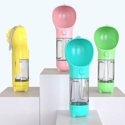 3 In 1 Portable Pet Water Bottle Feeder & Garbage Bag Storage – Outdoor Travel H