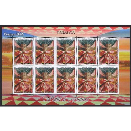 Wallis and Futuna Ancestral God 'Tagaloa' Full Sheet 2006 MNH SG#906