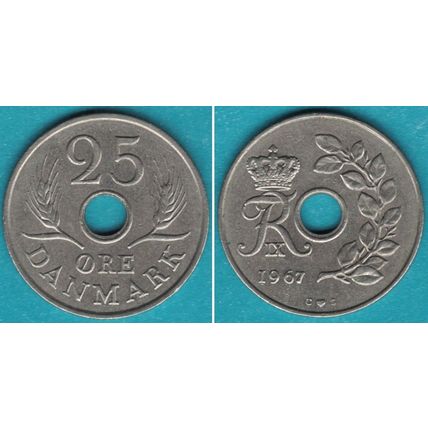 Danmark / Denmark - 25öre 1967