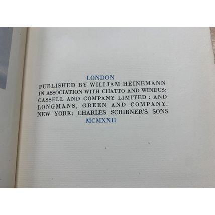 RARE* 1922 ROBERT LOUIS STEVENSON "DEACON BRODIE & OTHER PLAYS" VOL 6 BOOK (P6)