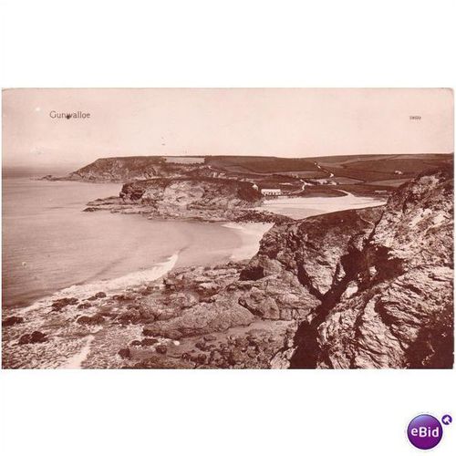 cornwall postcard gunwalloe rp valentines x.l.series