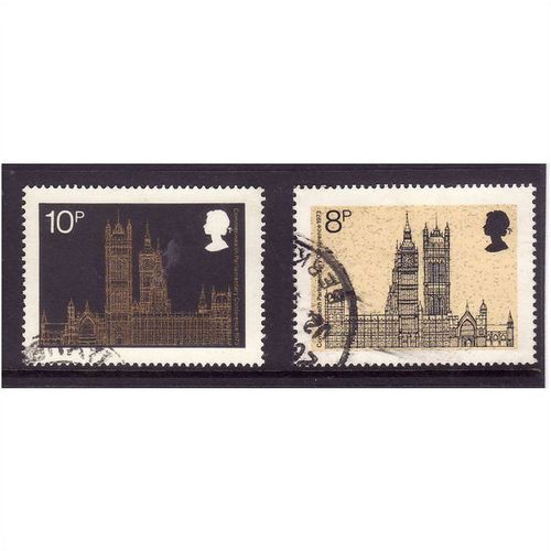 GREAT BRITAIN 1973 PARLIAMENT SET 2 VALS FINE USED#5
