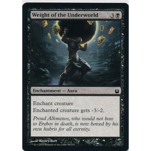 Magic the Gathering - Born of the Gods - #86/165 - Weight of the Underworld