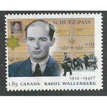 CAN 2013 $1.85 (S/A)' RAOUL WALLENBERG' FINE USED (EBID44-249)