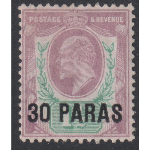 British Levant Sg16 30p on 1½d Pale Dull Purple & Green m/mint (G132)