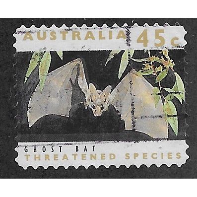 AUS 1992 45c (S/A) 'GHOST BAT' (PHOS BANDS)(LITHO) FINE USED (EBID60-044)