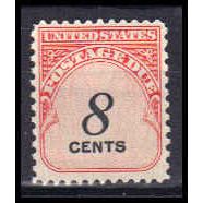 J96 8c Postage Due Fine MNH KA1162