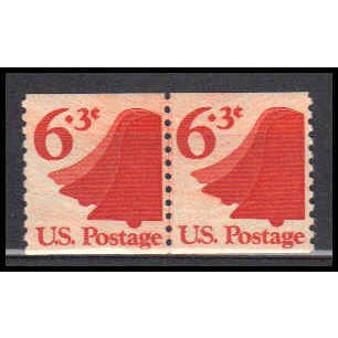 1518 6.3c Liberty Bell Fine MNH CLP CA0124
