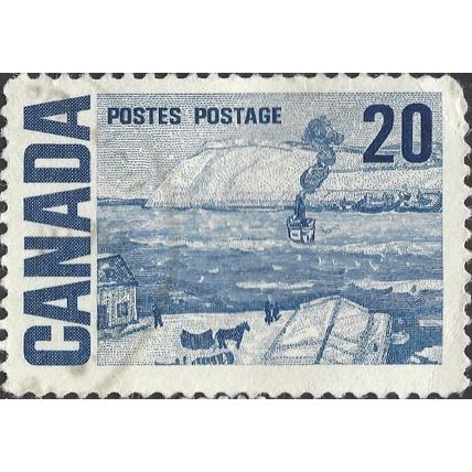 CANADA, The Ferry, Quebec, blue 1967, 20c