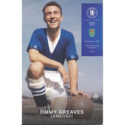 CHELSEA v ASTON VILLA CARABAO CUP 3RD RND 2021 JIMMY GREAVES SPECIAL EDITION