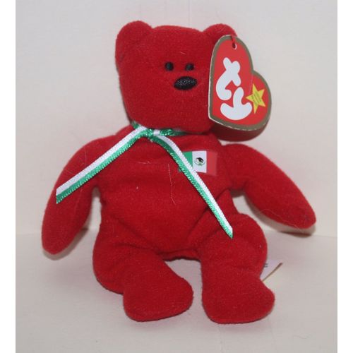 2000 McDonalds Ty Teenie Beanie Babies Superstars Osito the Bear with Tag