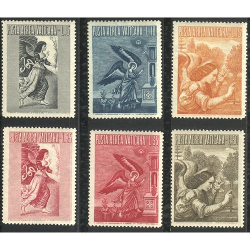 Vatican City 1956 (Air) - SG226/32 - Air - part set - MNH