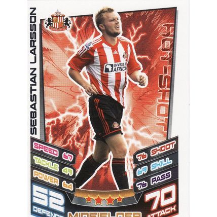 Match Attax 2012/2013 260 Sebastian Larsson Sunderland