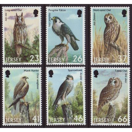 Jersey 2001 SG 999-1004 UMM - Fauna/Birds (E-291)