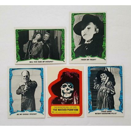 1980 "You'll Die Laughing" 4 Cards plus 1 Sticker in NM Condition "You Pick Lot"