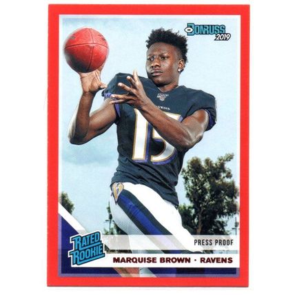 RATED ROOKIE RED PRESS PROOF MARQUISE BROWN