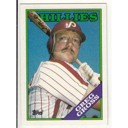 1988 Topps baseball card 518 Greg Gross