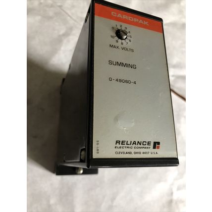 RELIANCE ELECTRIC 0-49060-4 CARDPAK,O-49060-4,BC