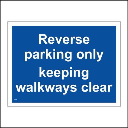Pedestrian Walkway Signs Parking Plant Machinery Vehicles Winter Caution GBL108