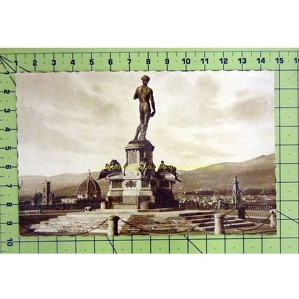 PIAZZALE MICHELANGELO DAVIDE, PANORAMA, FIRENZE (FLORENCE), ITALY, Postcard