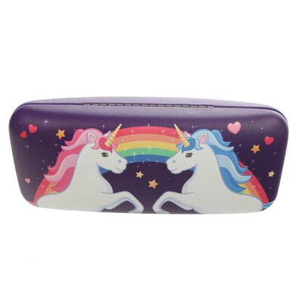 Glasses Sunglasses Case Cover - Pink Purple Princess Unicorn Rainbow Designs
