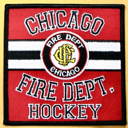 Chicago FD, Hockey. 4"X4". PP88.