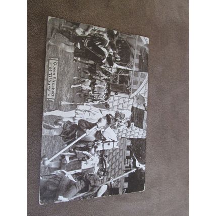 Gale & Polden Postcard - Aldershot Tattoo Seies - Queen Elizabeth @ Tilbury