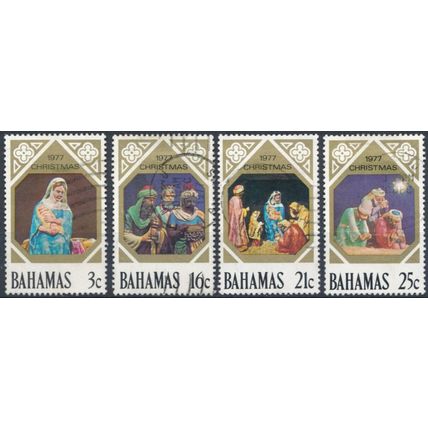 Christmas - Bahamas 1977 - F H - SG 505/8