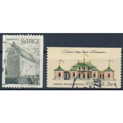 Historic Buildings - Sweden 1970 - F H - MiNr 681/2