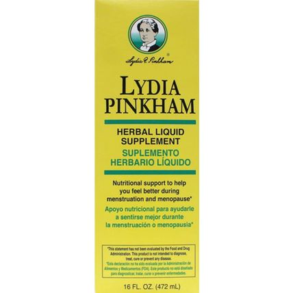 Lydia Pinkham Menstruation & Menopause Nutritional Support Liquid 16oz 08/26