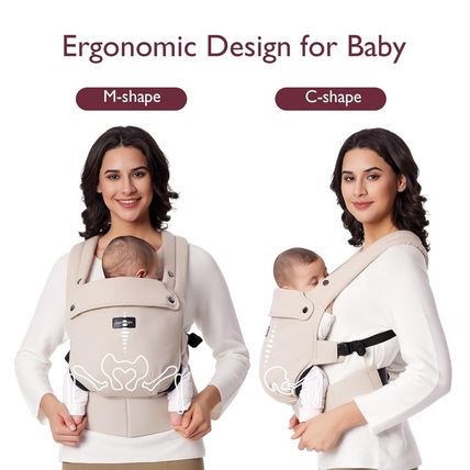 Momcozy Baby Carrier - Ergonomic, Cozy and Lightweight Carrier for 7-44Lbs, Effo
