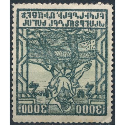Not Issued: 3000r - Armenia 1922 - NM H - MiNr IVg