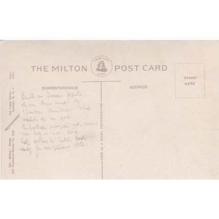 ED 93 ANTRIM -GARRON TOWER, ANTRIM COAST ROAD, RP POSTCARD