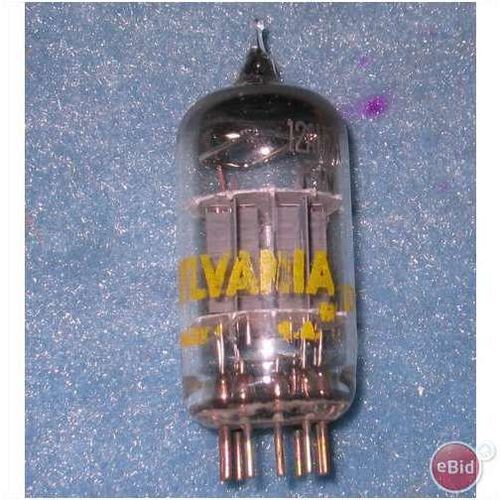 Sylvania 12AU7A = 12AU7 ECC82 Audio Amplifier Tube Squar