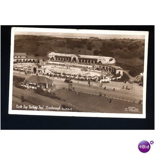 Yorkshire SCARBOROUGH Bathing Pool Postcard by Queen Series (2169)