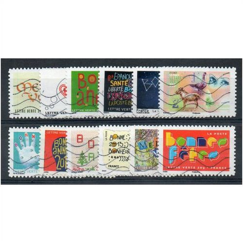 FRA 2012 (SET) 'GREETINGS'(12v) FINE USED (EBID21728)