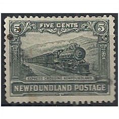 Newfoundland 1928 SG168 5c Slate Grey Very Fine Used .. .