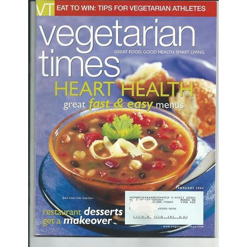 VEGETARIAN TIMES magazine FEBRUARY 2004