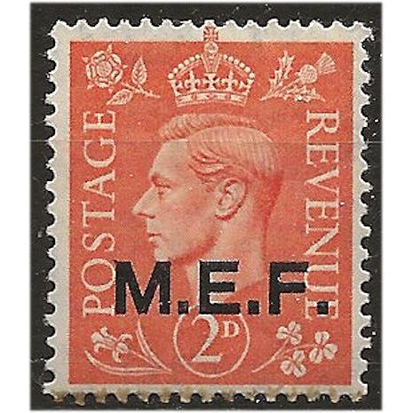 M.E.F 1943 M12 2d Pale Orange Mounted Mint . ..