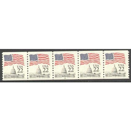 2115 22c U.S. Flag Fine MNH PNC 15/5 P0134