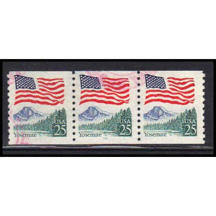 Used 2280a 25c U.S. Flag Very Fine PNC 14/3 PA2882