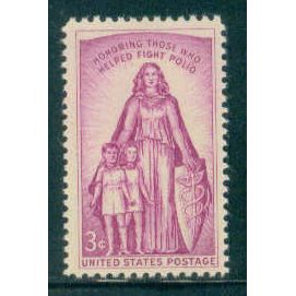 1087 3c Polio Fighters Fine MNH MA0182